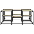 vidaXL Konferenčný stolík dub sonoma 91x91x40 cm kompozitné drevo