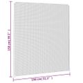 vidaXL Magnetická okenná sieťka proti hmyzu biela 130x150 cm