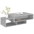 vidaXL Konferenčný stolík, betónovo sivý 105x55x32cm, kompozitné drevo