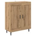 vidaXL Highboard 2 ks Remeselný dub 69,5 x 34 x 180 cm