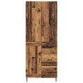 vidaXL Highboard 2 ks Staré drevo 69,5 x 34 x 180 cm Kompozitné drevo