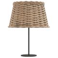 vidaXL Tienidlo na lampu hnedé Ø38x23 cm prútené