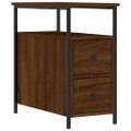 vidaXL Nočné stolíky 2 ks hnedý dub 30x60x60 cm kompozitné drevo