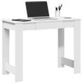 VidaXL Stôl Biely 100x45x75 cm Konštruktérske drevo
