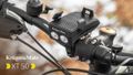 KRUGER &MATZ XT50 Držiak telefónu na bicykel 4v1 so svietidlom a powerbankou KRUGER & MATZ XT50 Držák telefonu na kolo 4v1 se svítilnou a powerbankou