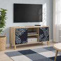 vidaXL TV skrinka DOKKUM 102 x 33 x 50 cm Sonoma Kompozitné drevo