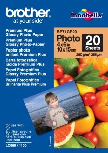 BP71GP20, 20 listov, 10x15cm Premium Glossy, 260g