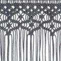 vidaXL Záclona macrame antracitová 140x240 cm bavlna