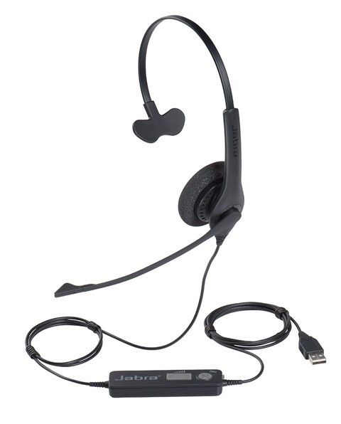 Jabra BIZ 1500/Mono/USB/Drôt/Čierna