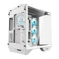 Počítačová skriňa Darkflash DY470 so 4 ventilátormi (biela)