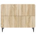vidaXL Nočný stolík Dub sonoma 62 x 34,5 x 49,5 cm Kompozitné drevo