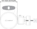RF elements Sektorová anténa Horn s TwistPortom, 5/6GHz, 13 dBi, 60°