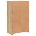 vidaXL Komoda s LED svetlami dub sonoma 60,5x37x100 cm