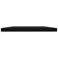 vidaXL Prídavné police 8 ks, čierne 60x20x1,5 cm, drevotrieska