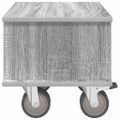 vidaXL TV stolík 37 x 35 x 35 cm Sivý Sonoma Kompozitné drevo