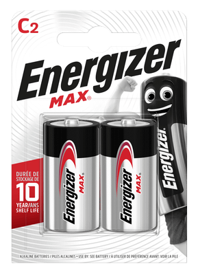Energizer MAX malý monočlánok C/E93 2ks alkalické batérie E301533200