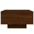 vidaXL Konferenčný stolík hnedý dub 55x55x31 cm kompozitné drevo