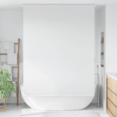 vidaXL Sprchová roleta, 160x240 cm, biela