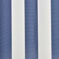 vidaXL Náhradná látka na markízu, modro-biela, 300x250 cm, polyester