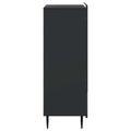 vidaXL Servírovacia skriňa Čierna 66 x 34,5 x 97 cm Kompozitné drevo