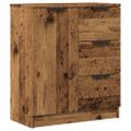 vidaXL Komoda staré drevo 60x30x70 cm kompozitné drevo