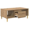 vidaXL Konferenčný stolík Remeselný dub 90 x 50 x 26.5 cm