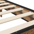 vidaXL Rám postele s čelom Staré drevo 80 x 200 cm Kompozitné drevo