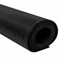 vidaXL Podlahový matrac Čierna 1 x 5 m Guma