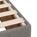 vidaXL Boxspring posteľ s matracom sivohnedý 120x200 cm látka