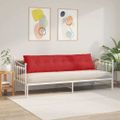 vidaXL Poduška na chrbát Červená 200 x 19 x 50 cm látka