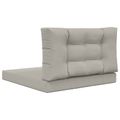 vidaXL Vankúš na vonkajšiu pohovku Polyester Sivá 80 x 80 cm