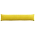 vidaXL Vankúše na pohovku 2 pcs Žltá 200 x 40 cm Kordúrová tkanina