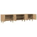 vidaXL TV skrinka dub artisan 180x31,5x40 cm kompozitné drevo