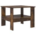 vidaXL Konferenčný stolík Dymová dub 57 x 55 x 45 cm Kompozitné drevo