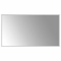 vidaXL Zrkadlo do kúpeľne s LED Priehľadná 90 x 50 cm tvrdené sklo