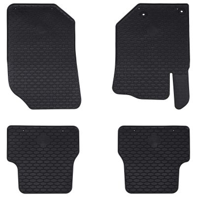 vidaXL Autokoberec 4 pcs Čierna vhodné pre DS3 2019- Guma