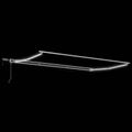 vidaXL Ručný rám markízy s LED Piesková 4,5 × 3,5 m
