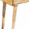 vidaXL Konzolový stolík 115x35x76 cm masívne mangovníkové drevo