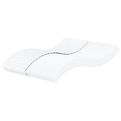vidaXL Penový matrac biely 180x210 cm tvrdosť H2 H3
