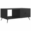 vidaXL Konferenčný stolík Čierna 90 x 50 x 40 cm Kompozitné drevo