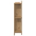 vidaXL Čelo postele skrinka Dub artisan 100 cm Konštruované drevo