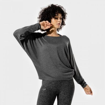 Dámske Tričko Batwing Top Black Marl - SQUATWOLF