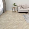 vidaXL Podlahové dosky Béžová 5,11 m² 55 ks PVC