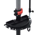 vidaXL Stojan na opravu bicykla 104x68x(110-190) cm oceľový čierny
