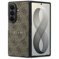 Guess HC Magnetic 4G PU CLASSIC puzdro pre Samsung Galaxy Z Fold 8 Ultra hnedá