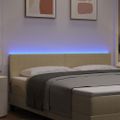 vidaXL LED hlavová doska Šedá zelená 180 cm Kordúrová tkanina