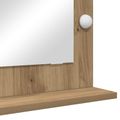 vidaXL Toaletné zrkadlo Remeselný dub 70 x 50 x 18 cm Obdĺžnikový