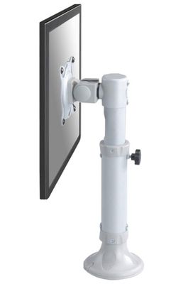 Neomounts FPMA-D025SILVER/Držák displeja/na stôl/10-30"/průchodka/VESA 100X100/nosn.12kg/1 displej/strebrný Stojan, VESA, stolný, pre plochý monitor, úhlopriečka 10"-30", náklon 180°, rotácia 360°, nosnosť 12 kg, strieborný