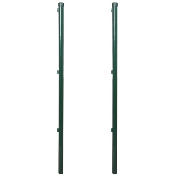 vidaXL Plotové stĺpiky 2 ks, 115 cm
