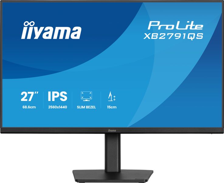 iiyama ProLite/XB2791QS-B1/27''/IPS/QHD/75Hz/1ms/Čierna/3R